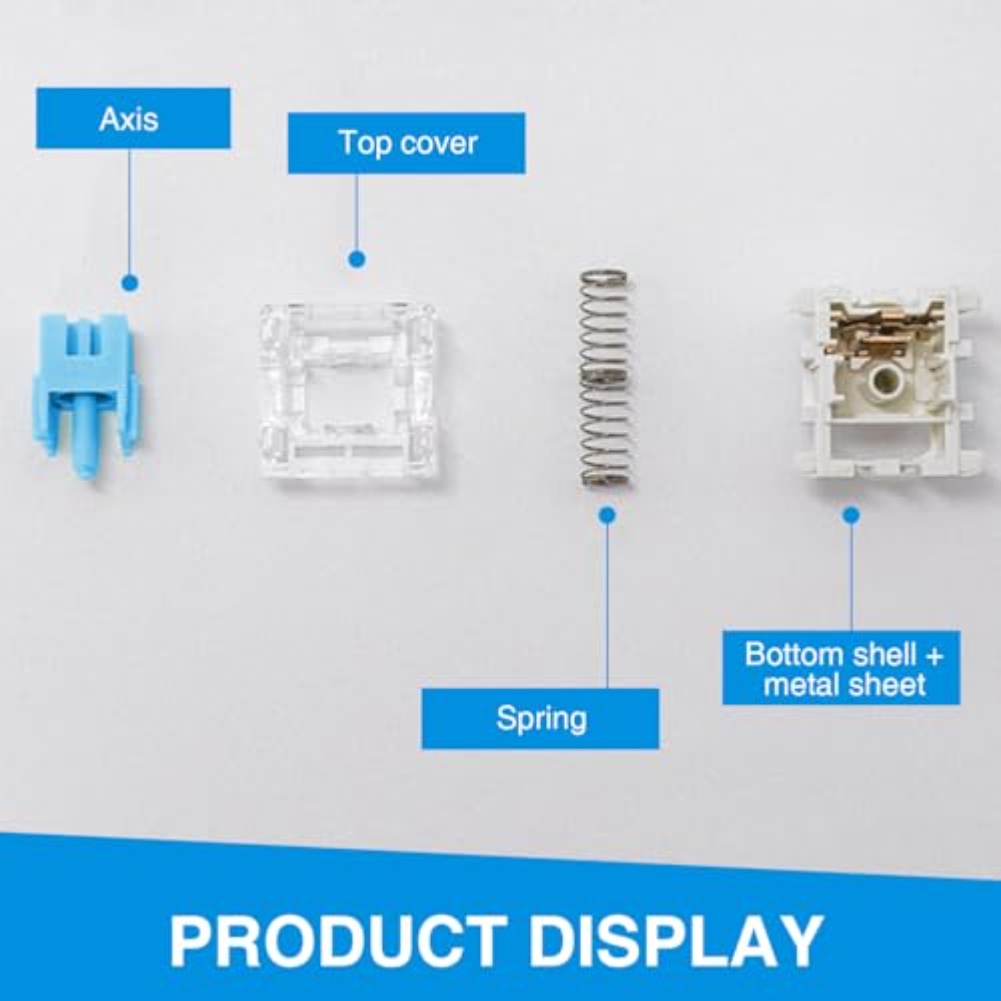 108 Paket Sakelar Keyboard Mek - Keyboard Gaming Blue Switch ulasan dan harga