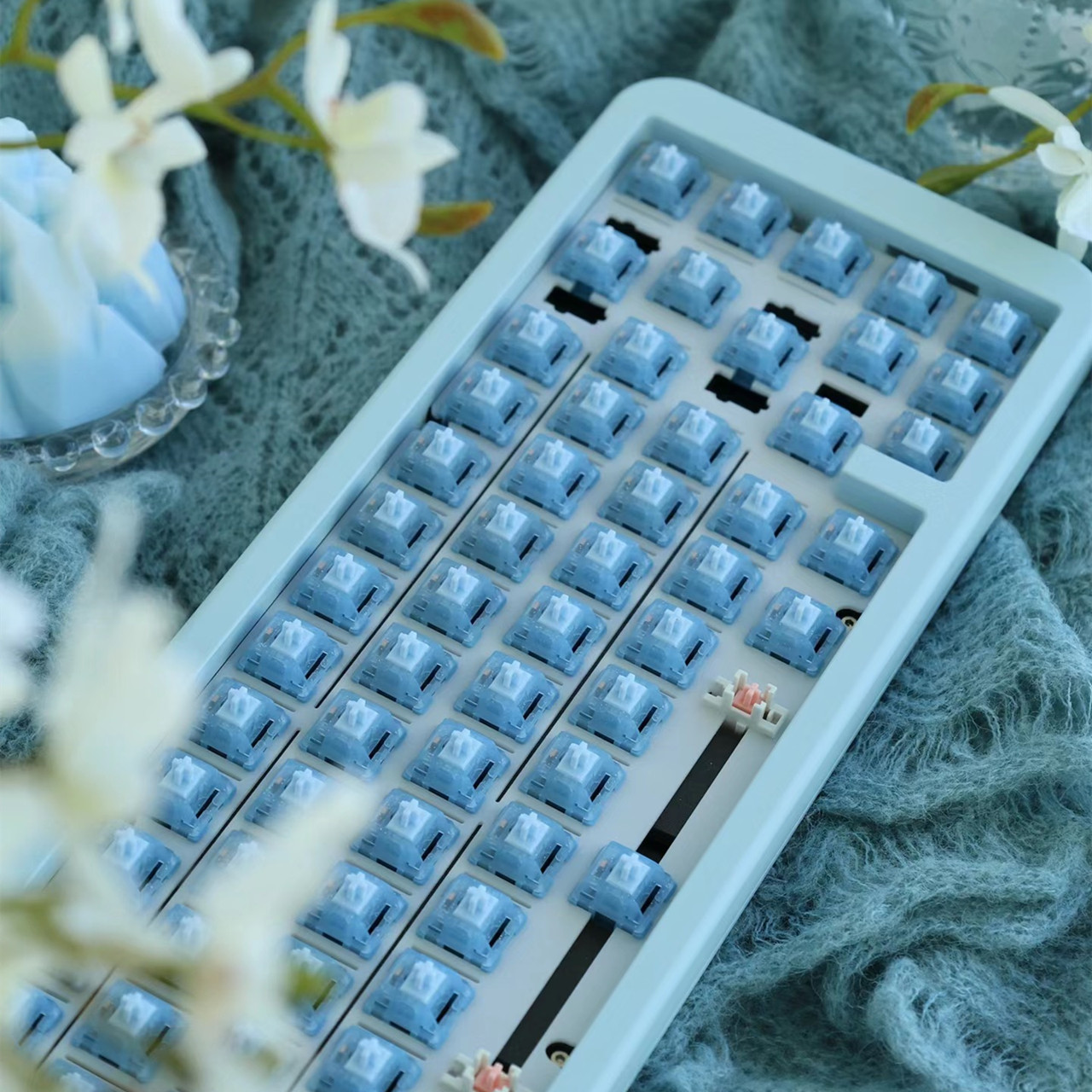 HMX Sakelar Topa Biru Sakelar  - Keyboard Gaming Blue Switch ulasan dan harga