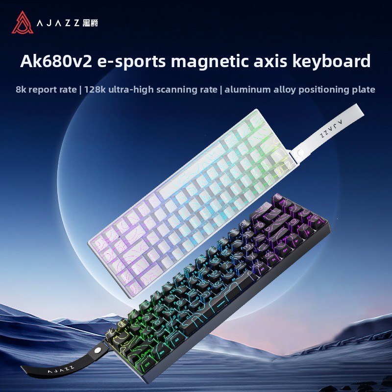 AJAZZ AK680 V2 Keyboard Mekani - Gaming Keyboard Hot Swappable ulasan dan harga